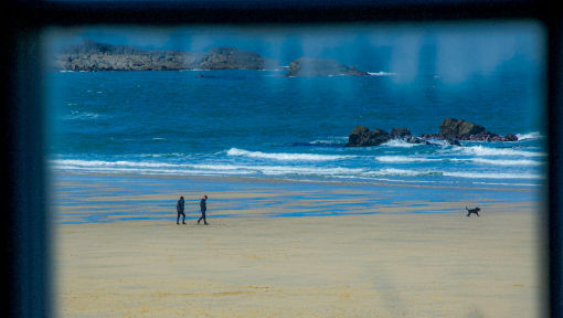 Purchase a print of St Ives Beach Framed