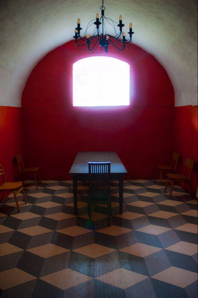 Purchase print of Red and White Room Estonia Kolga Manor