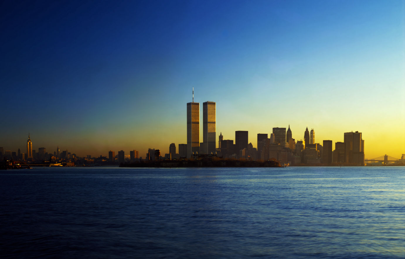 World Trade Towers New York Skyline 1983